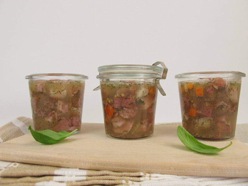 Hausmacher Sauerfleisch / Sülze nach Omas Rezept im Glas selber machen