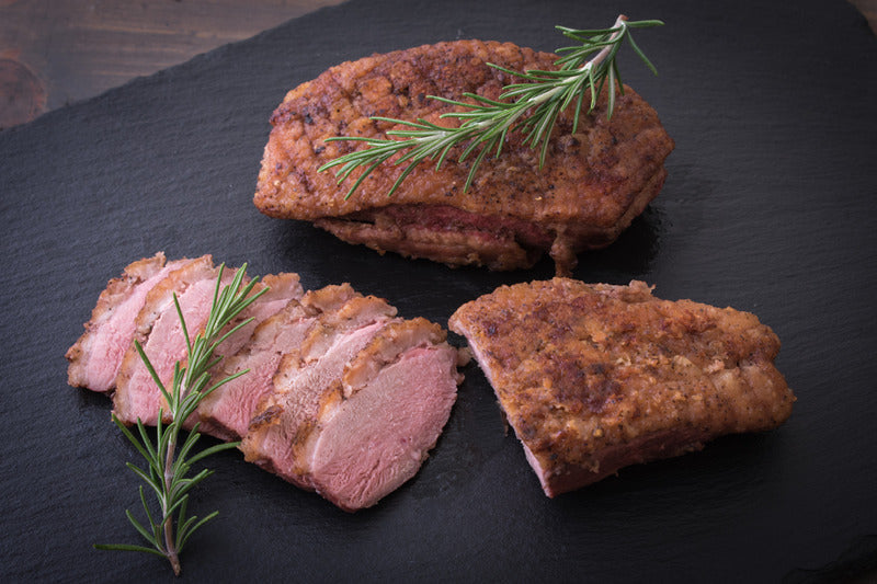 Knusprige Entenbrust rosa braten – Rezept mit Orangen