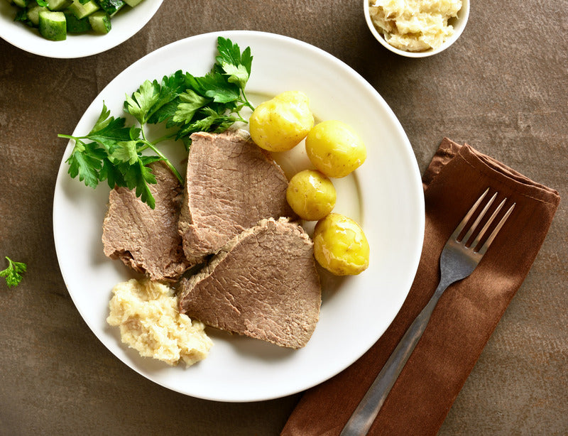 Rindfleisch kochen – Rezept für Rind in Meerrettichsoße