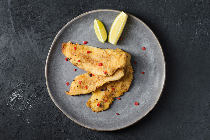 Schollenfilets in Eihülle zubereiten und lecker braten – Fisch Rezept