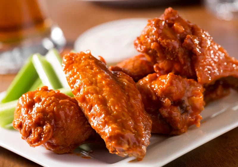 Knusprige Chickenwings mit Knoblauch