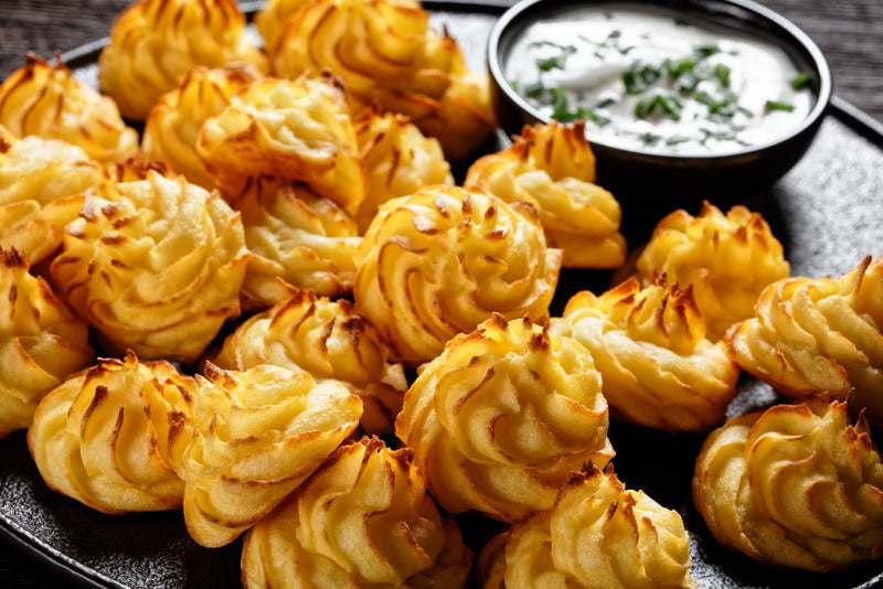 Pommes Duchesse bzw. Herzoginkartoffeln einfach selbermachen. Rezept