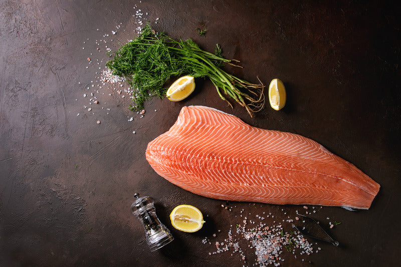 Lachs gebraten mit Bärlauch-Soße. Einfach & lecker selbermachen. Rezept