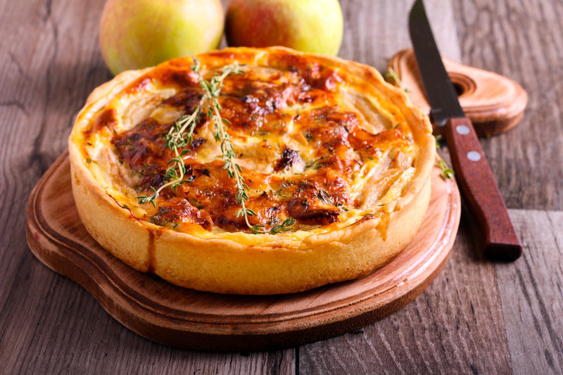 Birnen-Tarte mit Brie und Walnüssen. 1a Rezept ideal zum Federweißer