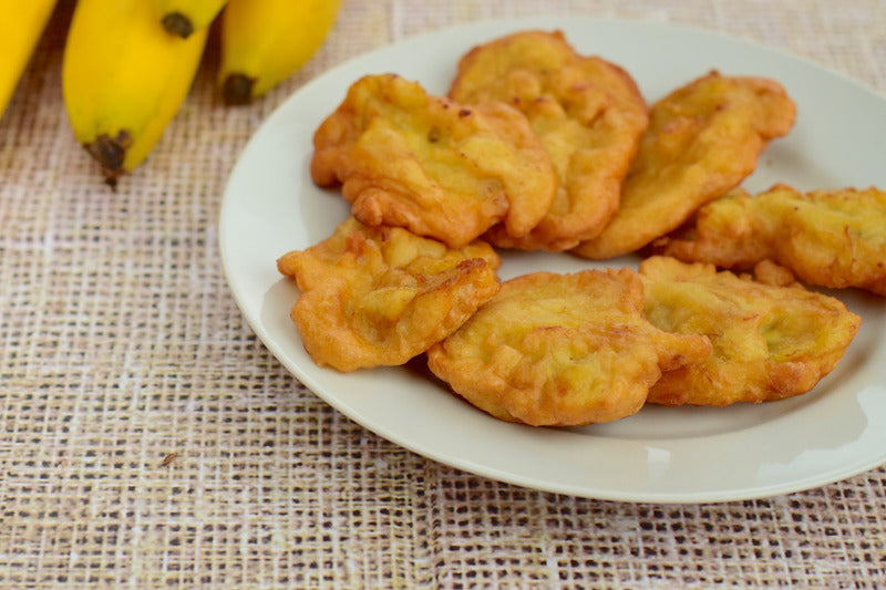 Gebackene Bananen und Äpfel, die begeistern! Tempura-Teig-Magie!