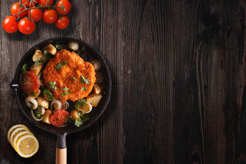 Bärlauch-Schnitzel mit Gemüse in Rahm: Das ist Omas Rezept!