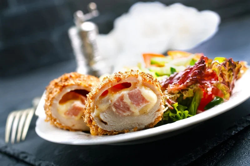 Panierter Spargel - Cordon Bleu Version