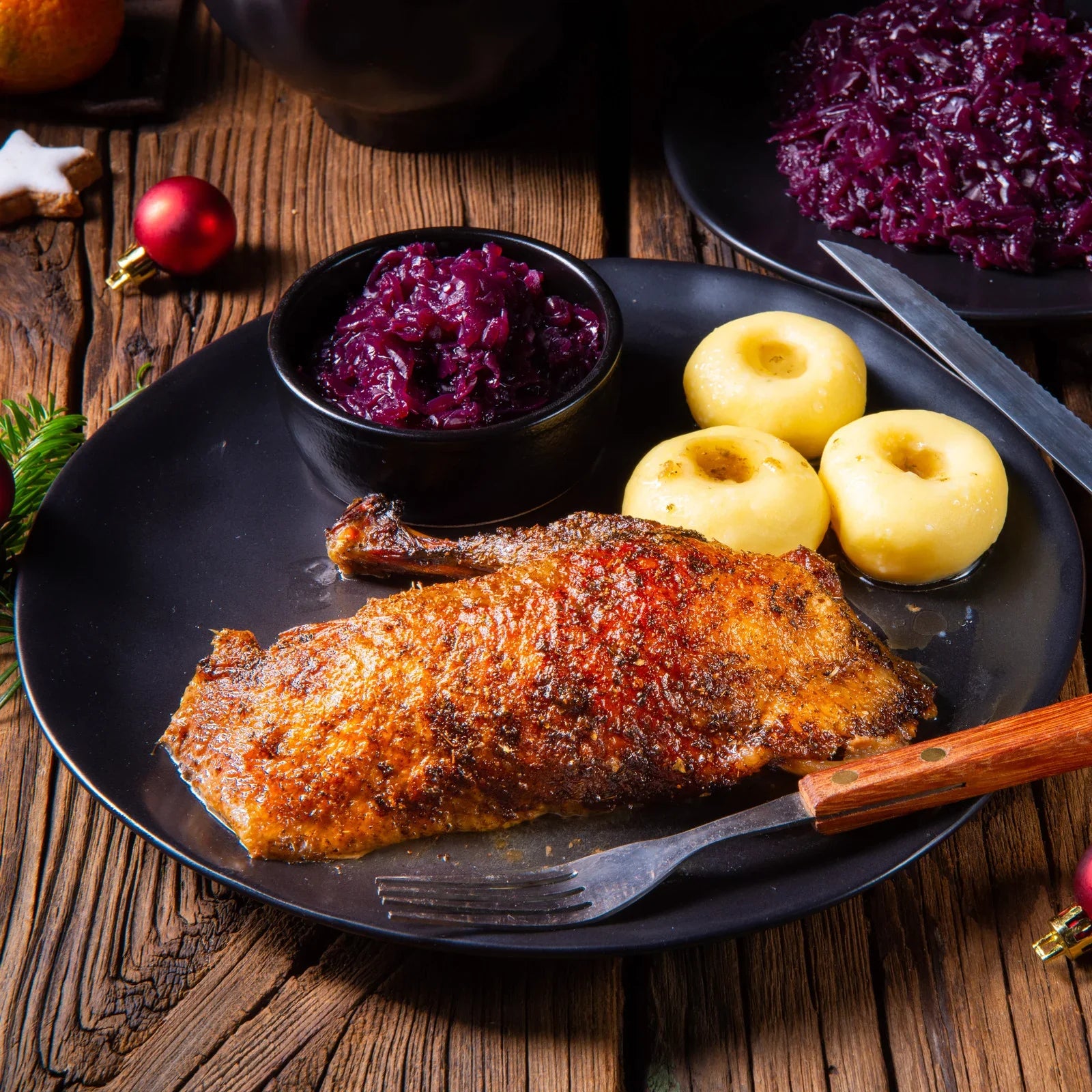 Gänsebox: Dein fertiges Weihnachtsessen! Klöße, Rotkohl & Co.