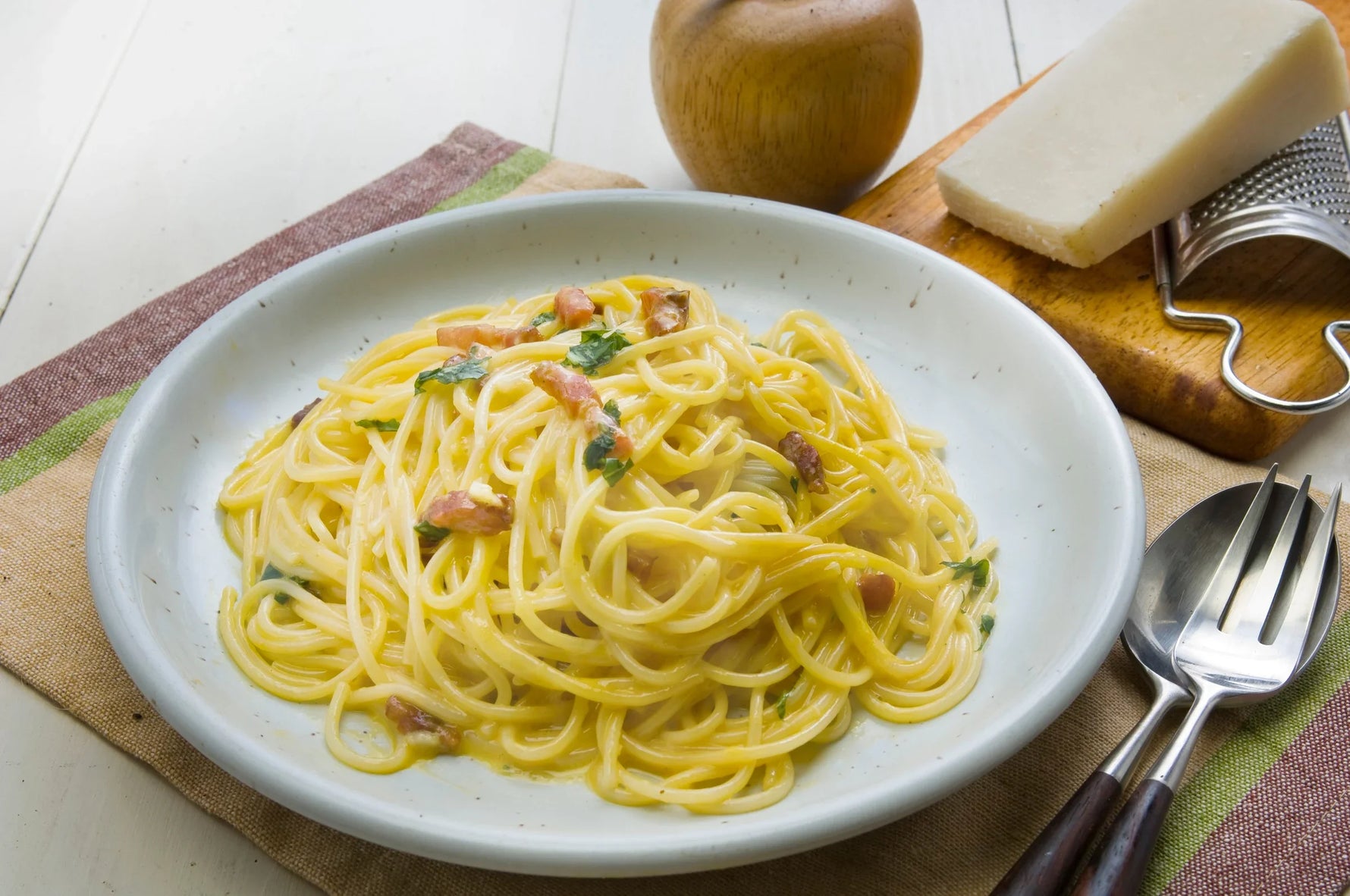 Spaghetti Carbonara falsch gekocht: Wo bleibt die "Pasta-Polizei" ???