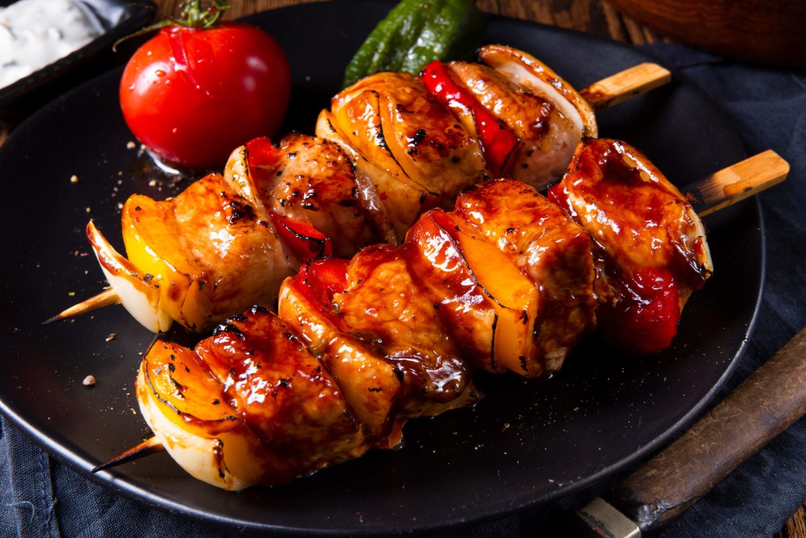 Saftiges Schaschlik