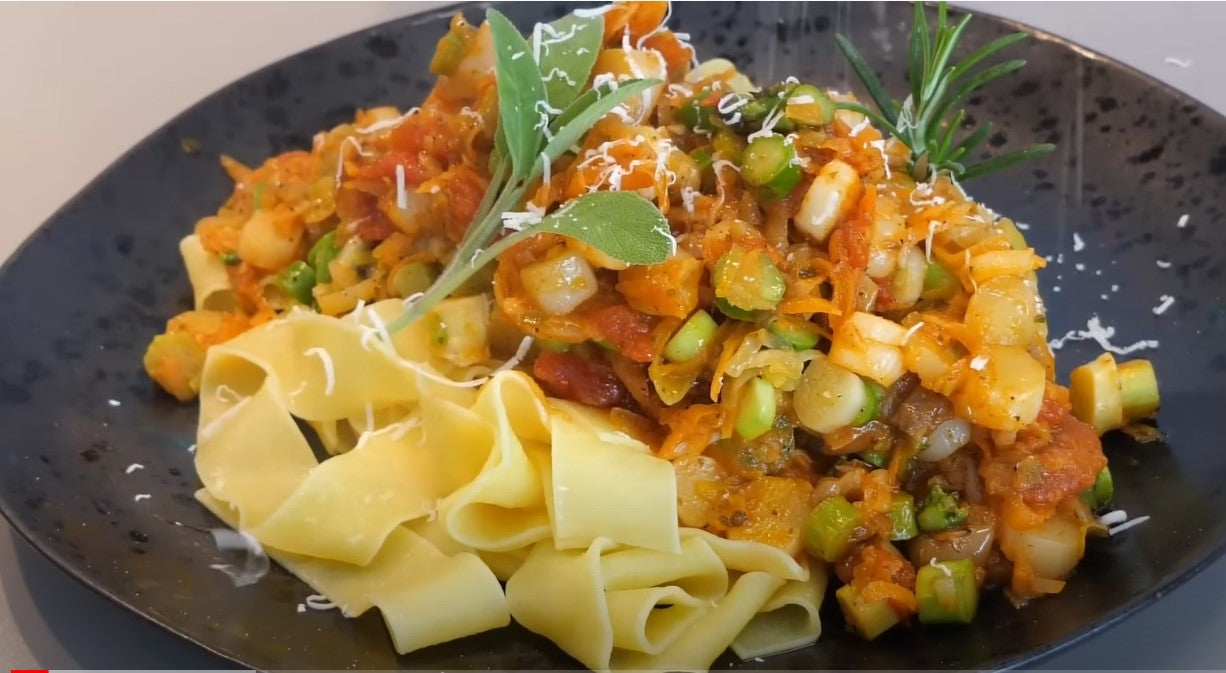 Spargel Bolognese