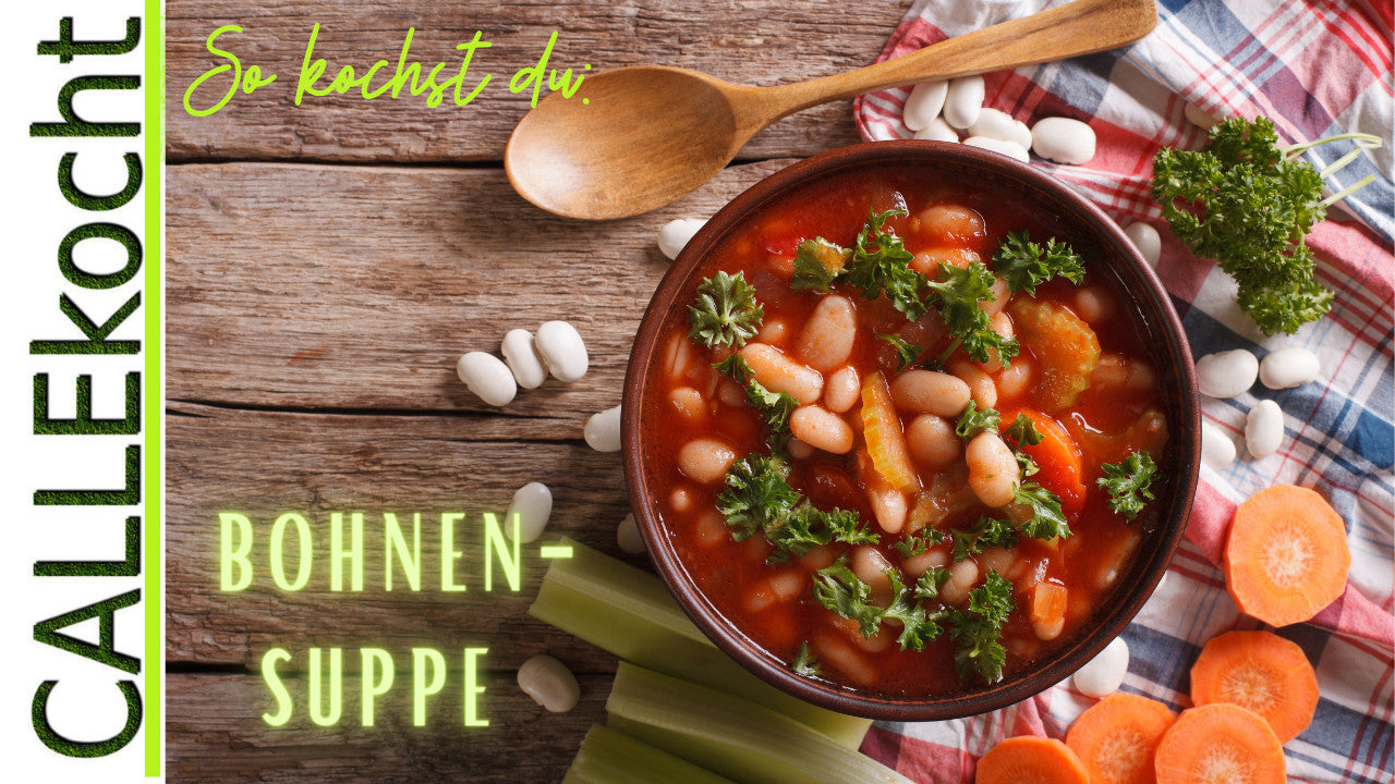 Bohnensuppe mit Gemüse und Kartoffeln