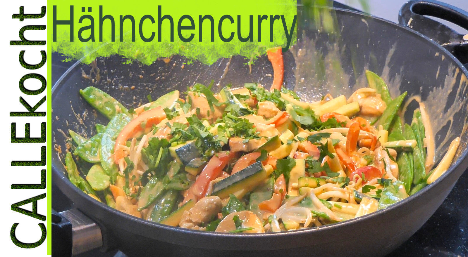 Hähnchencurry mit Gemüse und Kokosmilch