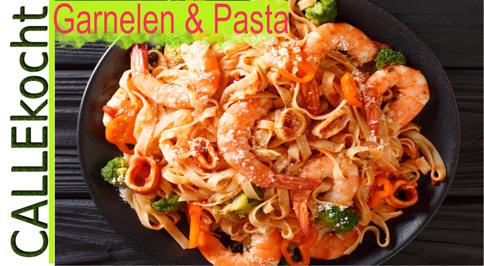 Pasta mit Garnelen in Safran – Fenchel – Sahne