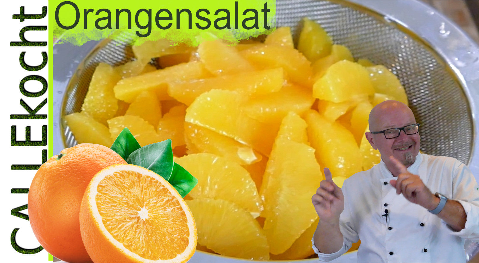 Orangensalat in Campari-Gelee