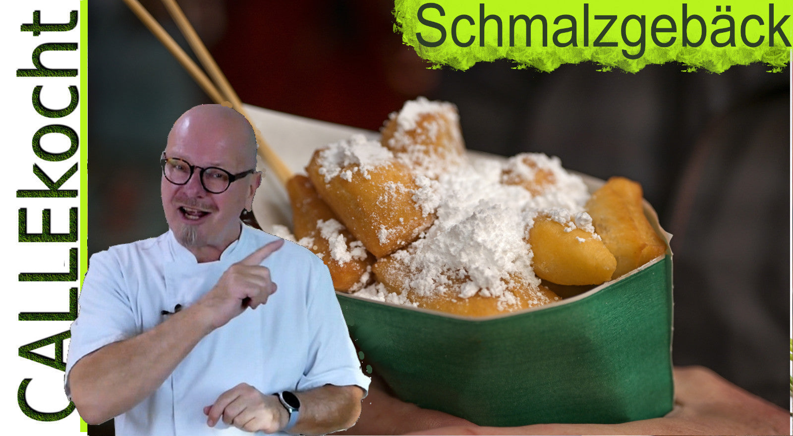 Schmalzgebäck wie auf dem Weihnachtsmarkt